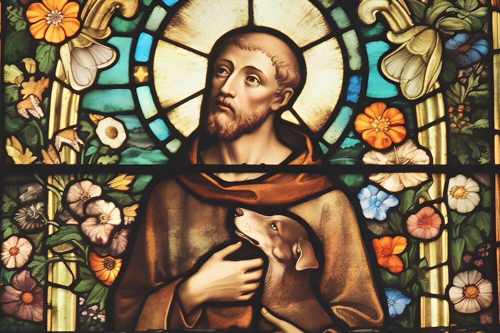 Saint Francis of Assisi. Christ Church. Blessing of the Animals
